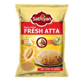 Sathiyan Sudh Chakki Fresh Atta | Margin Up To 11% | MOQ - 150 Bags | Weight - 10KG/Bag |GST & Delivery Charges Included | Click For More